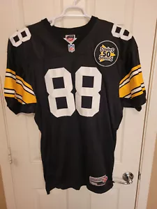 Vintage Rawlings Pittsburgh Steelers Swann 88 Jersey Black Adult XL 80's 50th - Picture 1 of 15
