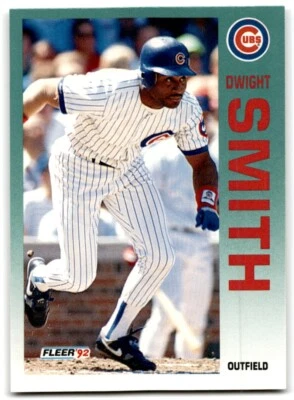 1992 Fleer Dwight Smith Chicago Cubs #392 - Image 1 of 2