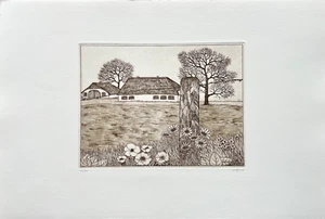 👩🎨 Margrit Ewert Original-Radierung Aquatinta Strichätzung signiert 3 - Bild 1 von 7
