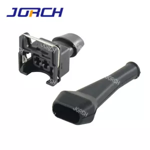 2 Pin AMP Tyco Auto Einspritzdüse Stecker mit Gummimanschette DJ7023Y-3.5-21 - Bild 1 von 8