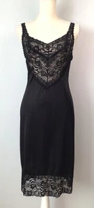 Vintage Vanity Fair Full Slip Nightgown Dress Lace - Picture 1 of 9