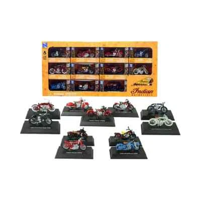 Nuevo Ray 1:32 Indian Motorcycle Surtido Ventana Caja Set 11 Estilos 06065 Réplica Foto 1 de 4