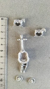 WAR CHARIOT UNDEAD SKELETON FANTASY  10MM METAL MINIATURE/PENDRAKEN  P873 - Imagen 1 de 1