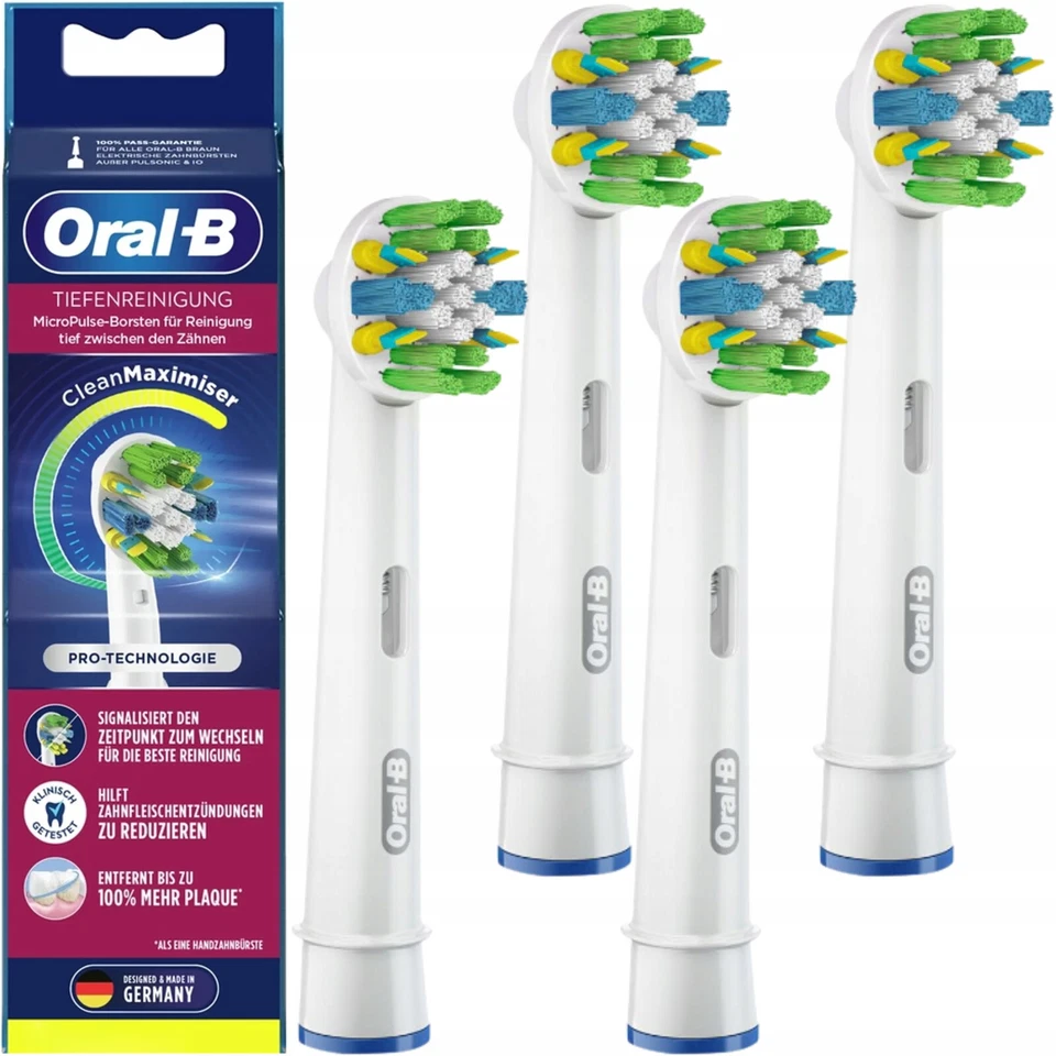 Braun Oral-B Floss Action Electric Toothbrush Replacement Brush Heads