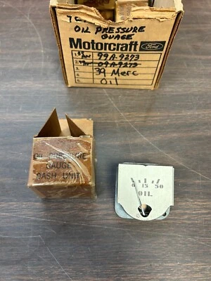 Ford 823 1939 Mercury Dash calibre de aceite como nuevo Foto 1 de 3