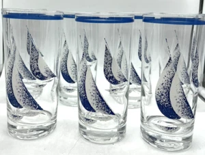 Vintage 70er 80er Noritake "Running Free" 14 oz Tumbler Gläser 8er Set - Bild 1 von 4
