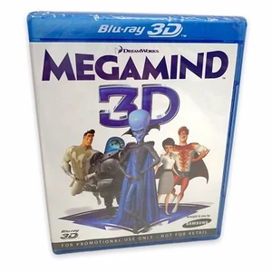 Dream works Megamind Blu Ray 3D Will Ferrell Kids Family Movie Samsung Promo NEW - Picture 1 of 4