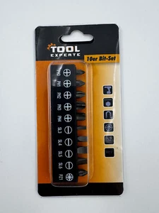 Werkzeug Bit Set Satz 10-teilig PH, SL & PZ für Akkuschrauber & Bohrmaschinen - Bild 1 von 5