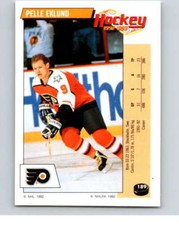 1992-93 Panini Stickers Hockey  #189 Pelle Eklund  Philadelphia Flyers V82856