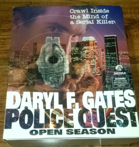 DARYL F GATES POLICE QUEST TEMPORADA ABIERTA DOS VGA 3.5 CIB (SIERRA, 1993) CAJA GRANDE - Imagen 1 de 5