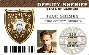 Rick Grimes THE WALKING DEAD - Sheriff Police - Bild 1 von 1
