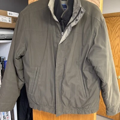 Croft and Barrow Mens Olive Medium Winter Coat Very Good Condition Rarely Worn - Image 1 of 4
