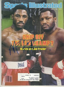 Marvis Frazier Sports Illustrated Magazine Autographed June 1981 w/Joe Frazier - Picture 1 of 1