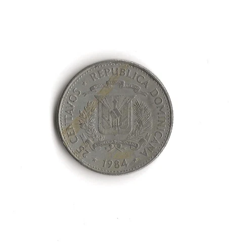 1984 Dominicana - 25 Centavos - 861 Cover