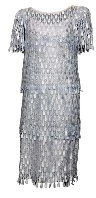 Vestido/sin tirantes vintage JoEd Sophisticates - Periwinkle Rain Drop - para mujer talla 6 Foto 1 de 4