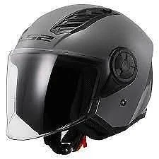 CASCO JET LS2 OF616 AIRFLOW 2 NARDO GREY - Image 1 of 3