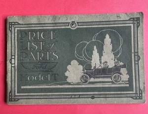 Antique 1916 FORD Model-T “Price List of Parts” Booklet Model Year 1909-1916 - Picture 1 of 8