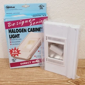 Vtg 1998 WesTek Designer Series Halogen Cabinet Light UC51HC 8-Inch, 35-Watt NOS - Picture 1 of 10