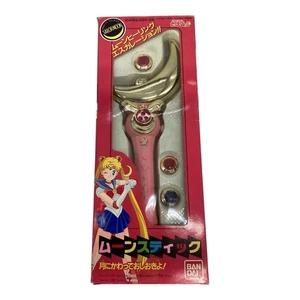 Palo de luna Bandai Pretty Guardian Sailor Moon primera edición en 1992 vintage Toei - Imagen 1 de 8
