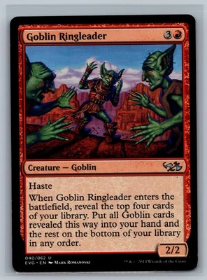 Magic The Gathering Duel Decks: Anthology Goblin Ringleader #040/062 MTG TCG - Image 1 of 2