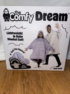 THE COMFY Purple Original Oversized Microfiber & Sherpa Wearable Blanket NEW - Picture 1 of 6