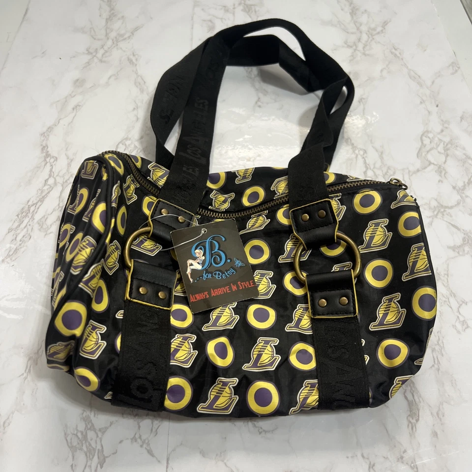 LA Lakers Handbag Women's Purse Fashion Logo Blowout Style 33 NBA Official Merch