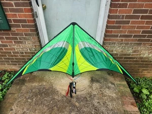 Prism Quantum Dual-Line Stunt Kite Green Yellow 7ft. - Picture 1 of 17