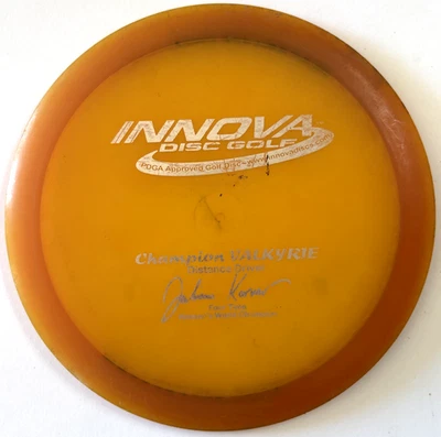 Innova Champion Valkyrie 4x Juliana Korver JK PFN Patent # 173g GUMMY/FLAT Used - Image 1 of 4