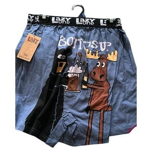 Boxers divertidos para hombre Lazy One GRANDES 100 % algodón - Imagen 1 de 1