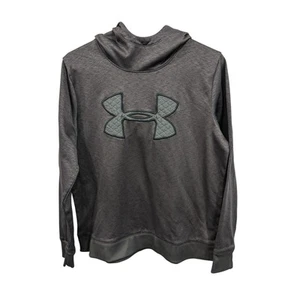 Under Armour Loose Coldgear Hoody Gray Youth Large - Picture 1 of 4