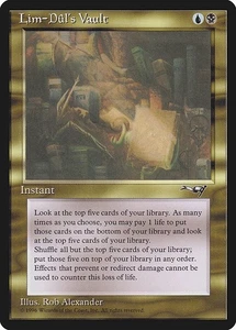Lim-Dul's Vault 1x ALL MTG Alliances Uncommon Vintage MINT black land - Picture 1 of 1