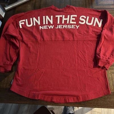 Camisa De Colección Manga Larga Nueva Jersey Diversión En El Sol Backhit Rara Gruesa *M pero se ajusta a L Foto 1 de 4