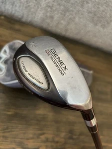 Nickent Genex 3DX Ironwood 3 Hybrid 20 Deg Graphite Regular R RH w/ Headcover - Picture 1 of 6