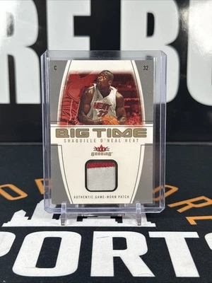Shaquille O’Neal 2004-05 Fleer Genuine Big Time Game Worn Patch /10 Heat! NASTY! - Image 1 of 2