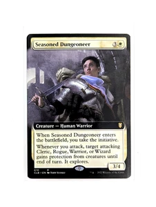 Seasoned Dungeoneer R 610 Extended Art REGULAR MTG Battle for Baulder's Gate CLB - Picture 1 of 2