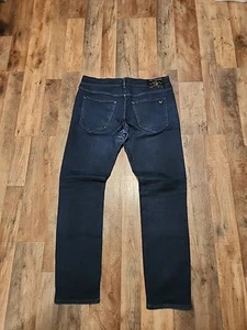 True Religion Rocco Relaxed Skinny Stretch Denim Jeans Midnight Wash 34X32 - Picture 1 of 16