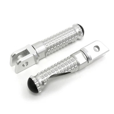 Silver MPRO Rider Front Foot Pegs For BMW R 1200 ST 03 04 05 06 07 — 第 1/4 张图片
