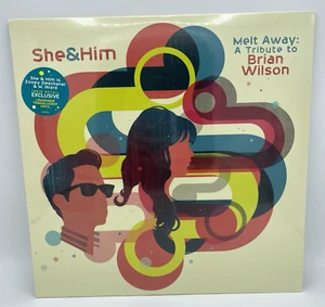 She & Him Melt Away: A Tribute To Brian Wilson Exclusive Lemonade Vinyl LP NEW - Picture 1 of 3