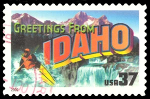 Scott 3707 - The 2002 37¢ Greetings from Idaho Issue - Postally Used - Picture 1 of 1