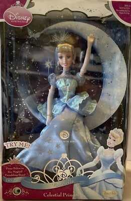 Disney Cinderella Celestial Princess Brass Key Doll Porcelain 2009 Special Xmas - Image 1 of 4
