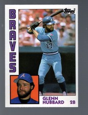 1984 Topps Tiffany Glenn Hubbard #25 