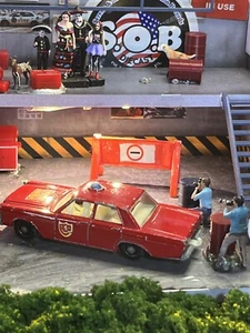 Lesney Matchbox Series 1966 Ford Galaxie Fire Chief No 55/59 Red Diecast EX Cond - Picture 1 of 10