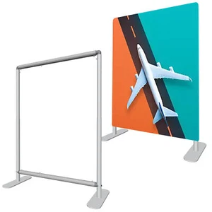Tube Tension Fabric Display Frame Straight Booth Exhibit Show Stand 48"x89" - Picture 1 of 10