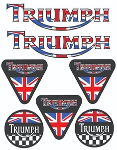 7 x Vinyl Aufkleber Set Sticker Motorrad Fahrrad Tuning Auto Power - Bild 1 von 2