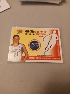 STACEY DALES-SCHUMAN 2003 FLEER ULTRA ALL STAR LOGO JERSEY PATCH #D 31/100 - Picture 1 of 2