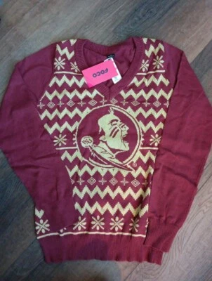 Suéter FLORIDA STATE SEMINOLES Feo NAVIDAD Mujer Grande RARO FOCO  Foto 1 de 4
