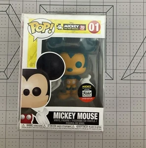 Funko Pop! Mickey Mouse True Original 90 Years Yellow Teal Blue Exclusive 01 - Picture 1 of 6