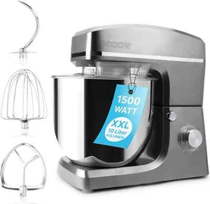 Clatronic KM 3765 Küchenmaschine 10L um backen 1500W Motor - Bild 1 von 7