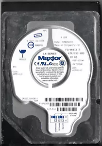 MAXTOR FIREBALL 3 2F020J0 20GB IDE HARD DRIVE CODE: VAM51JJ0 K,M,B,A - Picture 1 of 2