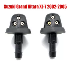 2Pcs Front Windshield Wiper Washer Hood Jet Nozzle For Suzuki Grand Vitara - Picture 1 of 9